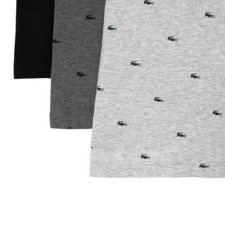Foto 3 | Foto 3 | Boxers Lacoste De Algodón Stretch Con Estampado Mini Cocodrilo Paquete De 3 - Venta Internacional.