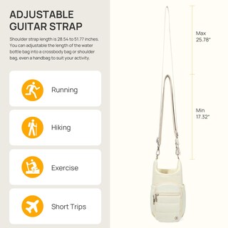 Foto 7 | Foto 7 | Bolsa Portabotellas Telena Para Mujer Beige - Venta Internacional.