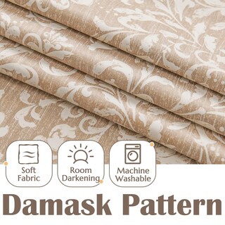 Foto 3 | Foto 3 | Cortina De Quiebravista Jinchan Vintage Floral 40x130 Cm Taupe - Venta Internacional.