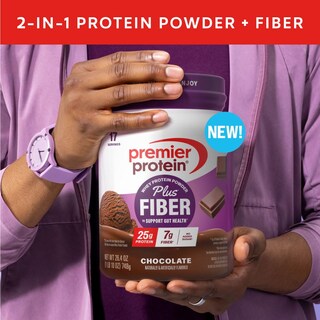 Foto 2 | Foto 2 | Proteína En Polvo Premier Protein Plus Fiber 25 G De Chocolate - Venta Internacional.