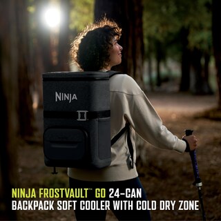 Foto 2 | Foto 2 | Mochila Cooler Ninja Frostvault Go Para 24 Latas Color Gris Antracita - Venta Internacional.
