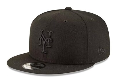 Foto 1 | Foto 1 | Gorra Snapback New Era Mlb 9fifty New York Mets Negra - Venta Internacional.