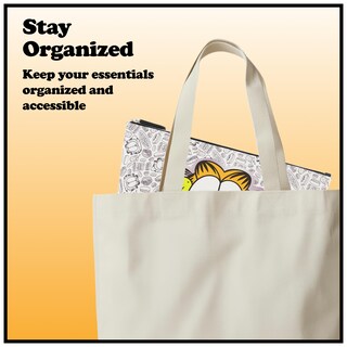 Foto 4 | Foto 4 | Bolsa De Maquillaje Garfield Para Mujer Pequeña Organizador De Cosméticos Para Viajes - Venta Internacional.