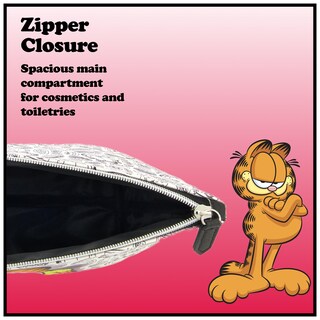 Foto 6 | Foto 6 | Bolsa De Maquillaje Garfield Para Mujer Pequeña Organizador De Cosméticos Para Viajes - Venta Internacional.