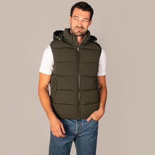 Foto 2 | Foto 2 | Chaleco Capitonado Para Hombre Con Gorro Desmontable Greenlander Verde