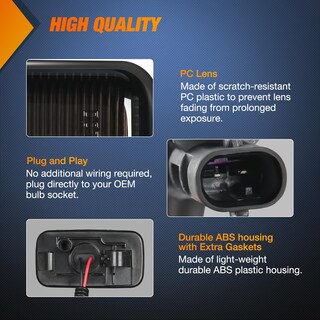 Foto 4 | Foto 4 | Luces Marcadoras Laterales Para Guardabarros Nilight Para Chevy Silverado 2500hd - Venta Internacional.