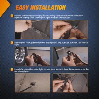 Foto 5 | Foto 5 | Luces Marcadoras Laterales Para Guardabarros Nilight Para Chevy Silverado 2500hd - Venta Internacional.