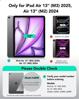 Foto 2 | Foto 2 | Protector De Pantalla Esr Paper-feel Magnetic Para Ipad Air 13 - Venta Internacional.