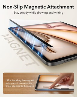 Foto 7 | Foto 7 | Protector De Pantalla Esr Paper-feel Magnetic Para Ipad Air 13 - Venta Internacional.