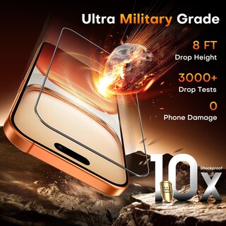 Foto 4 | Foto 4 | Protector De Pantalla Tocol Para Iphone 17 Pro 6.3'' Dureza 9h Paquete De 2 - Venta Internacional.