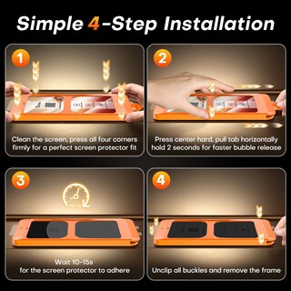 Foto 7 | Foto 7 | Protector De Pantalla Tocol Para Iphone 17 Pro 6.3'' Dureza 9h Paquete De 2 - Venta Internacional.