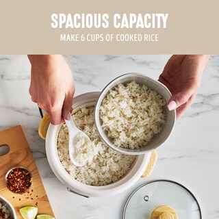 Foto 2 | Foto 2 | Olla Arrocera Greenlife 3l Con Olla Antiadherente Libre De Pfas En Crema - Venta Internacional.