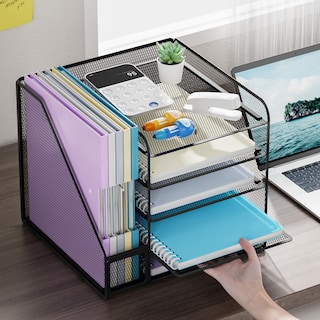 Foto 3 | Foto 3 | Organizador De Escritorio Marbrasse Bandeja Para Cartas De 5 Niveles Negro - Venta Internacional.