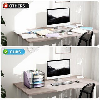 Foto 5 | Foto 5 | Organizador De Escritorio Marbrasse Bandeja Para Cartas De 5 Niveles Negro - Venta Internacional.