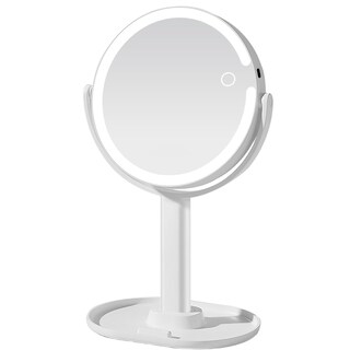 Foto 1 | Foto 1 | Espejo De Maquillaje Iluminado Recargable Con Aumento 1x/10x Y Luz Led - Venta Internacional.