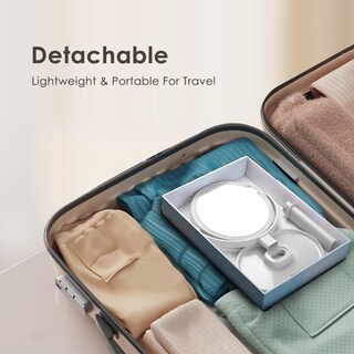 Foto 7 | Foto 7 | Espejo De Maquillaje Iluminado Recargable Con Aumento 1x/10x Y Luz Led - Venta Internacional.