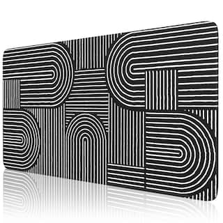 Foto 1 | Foto 1 | Tapete De Escritorio Icasso Negro Grande Para Ratón 90x40 Cm Antideslizante - Venta Internacional.