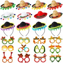 Surtido Fiesta Sombrero Diadema 24 Piezas - Venta Internacional.