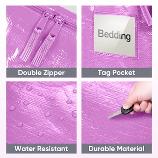 Foto 6 | Foto 6 | Bolsa De Mudanza Ticonn Extra Grande Volumen De 68l Rosa Paquete De 2 - Venta Internacional.