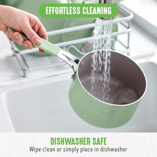 Foto 4 | Foto 4 | Cazo Greenlife 2l Antiadherente Con Tapa Libre De Pfas Verde Salvia - Venta Internacional.