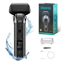 Afeitadora Eléctrica De Lámina Genérica 2408negra Recargable Para Hombres - Venta Internacional.