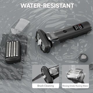 Foto 6 | Foto 6 | Afeitadora Eléctrica De Lámina Genérica 2408negra Recargable Para Hombres - Venta Internacional.