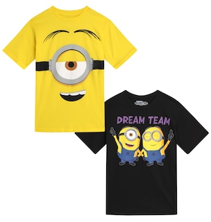 Foto 1 | Foto 1 | Camisetas Minions Kevin Stuart Bob Para Niños 2 Paquetes Tallas 2t-16 - Venta Internacional.