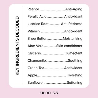 Foto 4 | Foto 4 | Set De Cuidado De La Piel Medix 5.5 Sin Fragancia Reafirmante Con Retinol Y Colágeno - Venta Internacional.