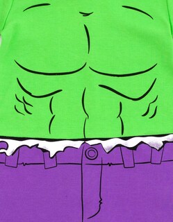 Foto 6 | Foto 6 | Marvel Avengers Hulk Mameluco De Cosplay Para Niños Multicolor Talla 6 - Venta Internacional.