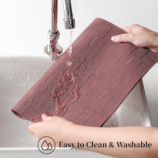 Foto 5 | Foto 5 | Juego De 6 Individualers Leetaltree Burdeos Resistentes Al Calor Y Antideslizantes - Venta Internacional.