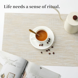 Foto 4 | Foto 4 | Set De 8 Individuales Leetaltree Trigo Resistentes Al Calor Y Antideslizantes - Venta Internacional.