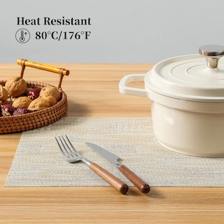 Foto 5 | Foto 5 | Set De 8 Individuales Leetaltree Trigo Resistentes Al Calor Y Antideslizantes - Venta Internacional.