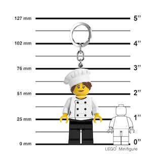 Foto 3 | Foto 3 | Llavero Con Luz Lego Minifigura Chef Mujer Con Linterna - Venta Internacional.