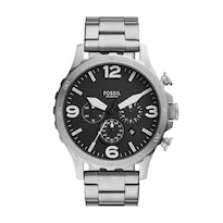 Reloj Fossil Nate Cronógrafo Para Hombre En Acero Inoxidable Jr1532 - Venta Internacional.