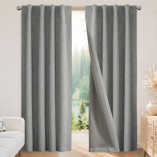 Foto 1 | Foto 1 | Cortinas Blackout Joydeco Gris Claro 100% Opacas - Venta Internacional.