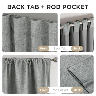 Foto 6 | Foto 6 | Cortinas Blackout Joydeco Gris Claro 100% Opacas - Venta Internacional.