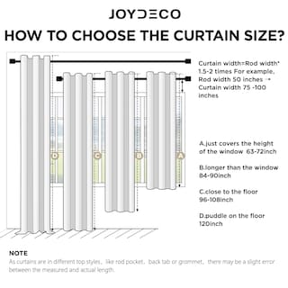 Foto 7 | Foto 7 | Cortinas Blackout Joydeco Gris Claro 100% Opacas - Venta Internacional.