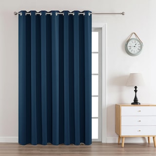 Foto 1 | Foto 1 | Cortinas Blackout Joydeco Térmicas Aislantes Azul Marino 240 Cm - Venta Internacional.