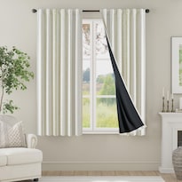 Cortinas Blackout Jinchan Boho Verde Salvia 160x160 Cm 2 Paneles - Venta Internacional.