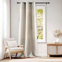 Cortina Jinchan Beige De 274 Cm De Largo Con Filtro De Luz 1 Panel - Venta Internacional.