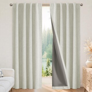 Foto 1 | Foto 1 | Cortinas Joydeco Blackout 42x213 Cm Beige - Venta Internacional