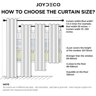 Foto 7 | Foto 7 | Cortinas Joydeco Blackout 42x213 Cm Beige - Venta Internacional