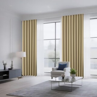 Foto 7 | Foto 7 | Cortinas Blackout Joydeco Térmicas Aislantes 240x260 Cm Beige - Venta Internacional.