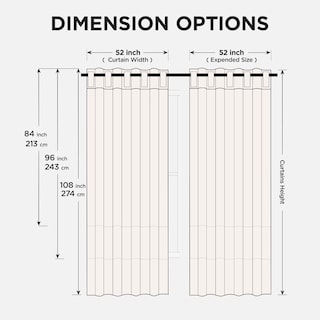 Foto 5 | Foto 5 | Cortinas Opacas Térmicas Aislantes Joydeco 214x213cm Beige - Venta Internacional.