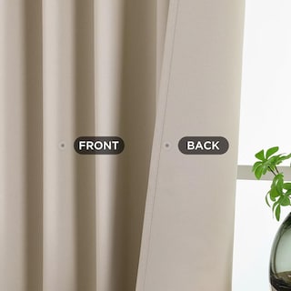 Foto 7 | Foto 7 | Cortinas Opacas Térmicas Aislantes Joydeco 214x213cm Beige - Venta Internacional.