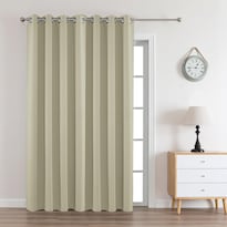 Cortinas Blackout Joydeco Térmicas Aislantes 270x275 Cm Beige - Venta Internacional.