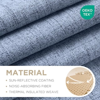 Foto 2 | Foto 2 | Cortinas Opacas Joydeco de Lino Natural 90 x 229 cm 2 Paneles - Venta Internacional