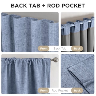 Foto 6 | Foto 6 | Cortinas Opacas Joydeco de Lino Natural 90 x 229 cm 2 Paneles - Venta Internacional