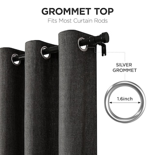 Foto 5 | Foto 5 | Cortinas Blackout Joydeco Gris Carbón 100x240 Cm 1 Panel - Venta Internacional.