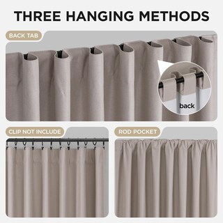 Foto 4 | Foto 4 | Cortinas Joydeco Blackout 183x183 Cm Sandshell - Venta Internacional